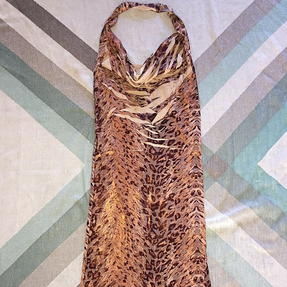 Animal print dress
